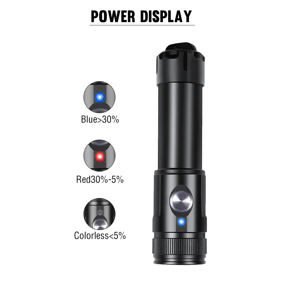 Asafee T21 SST40 2000LM Super Bright Diving Flashlight Photography Torch Portable Dive Spotlight 80m Depth Rechargeable