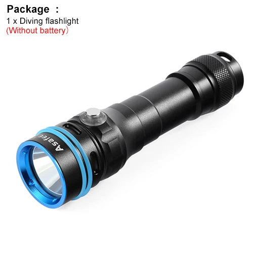Asafee DT100 SFT40 LED Scuba Torch 2000LM Ultra Light IPX8 Waterproof 50M Underwater Dive Spearfishing Lamp Diving Flashlight