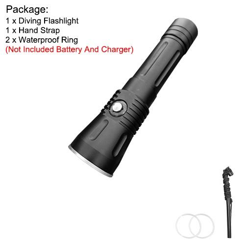 Asafee 2000LM DA11 SST40 LED ultra bright Powerful light Dive flashlight Scuba 5 gear switch using 21700 rechargeable battery IPX8 Waterproof