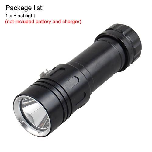 【100% Original】Asafee Scuba Diving flashlight L2-2500 Lumens Waterproof Light Rechargeable Camping Underwater Torch 18650 26650 battery charger