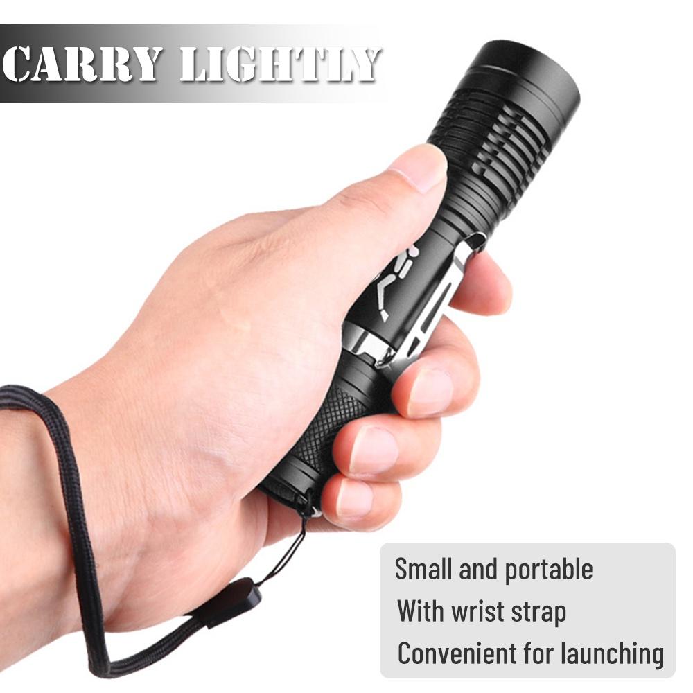 Asafee 300Lm P20 Led Diving Torch D135 Use18650 Battery Fixed Focus Can Be Within 10 Meters Compact And Portable Flashlight Ipx8 Waterproof