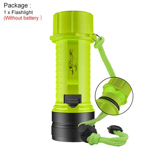 Asafee Super Bright D122-1 Diving Flashlight 2 * P50 LED Underwater scuba Pushing Magnetic Switch 18650/26650 battery Rechargeable IPX8 Waterproof Amphibious Flashlight